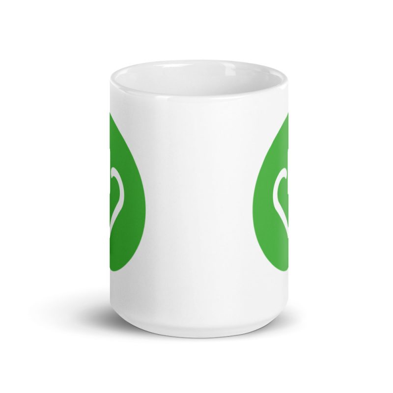 Power-On White Glossy Mug